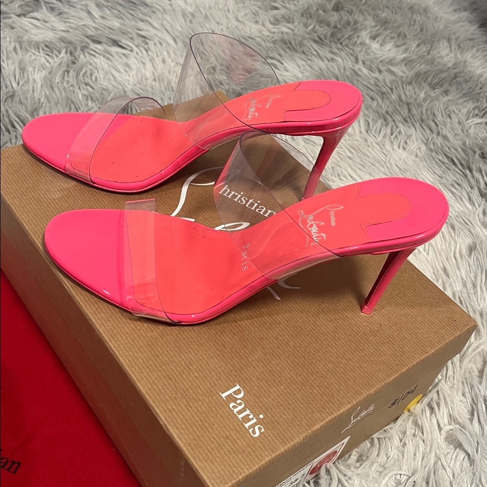 Christian Louboutin Just Nothing 85 PVC